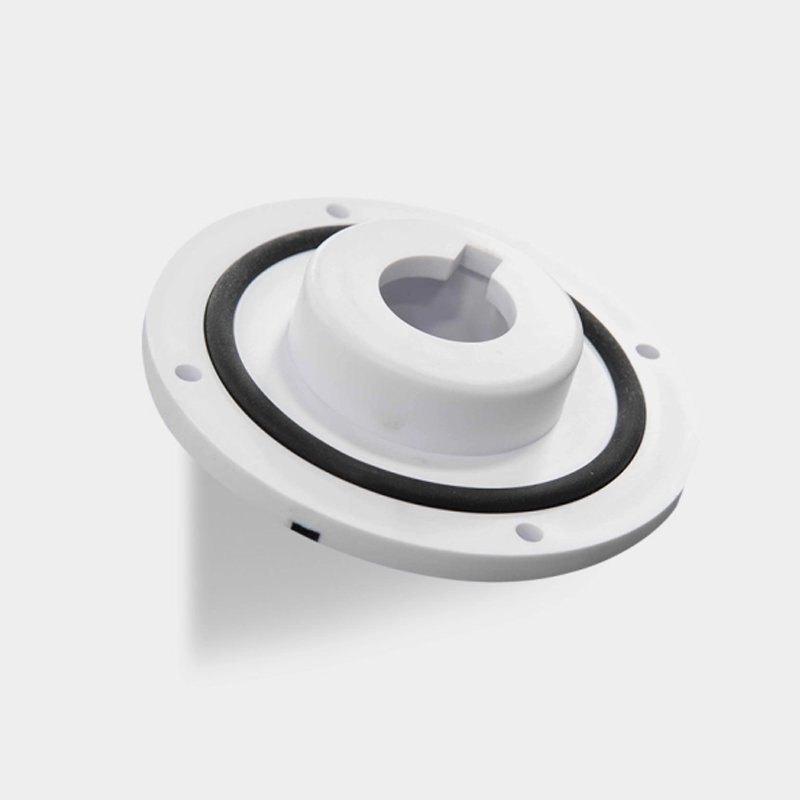 Custom White Injection Molded Flange